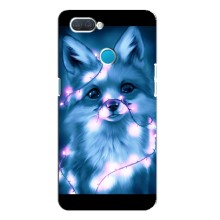 Чехлы с картинкой Лисички для OPPO A12 (VPrint) (Яркая лисичка)