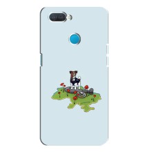 Чехлы с картинкой собаки Патрон для OPPO A12 (AlphaPrint) (Сапер Пес)