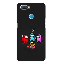 Чехол Амонг Ас для OPPO A12 (AlphaPrint) (Импостер)
