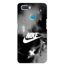 Чехол для OPPO A12 - с принтом Найк (AlphaPrint) (Лого Найк)