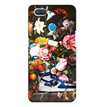 Чехол для OPPO A12 - с принтом Найк (AlphaPrint) (Стиль Найк)