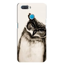 Чехол с птицами на OPPO A12 (VPrint) (Сова)