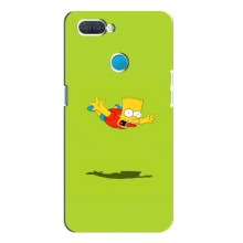 Чехол с Симпсонами для OPPO A12 (VPrint) (Барт Симпсон)