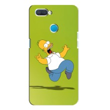 Чехол с Симпсонами для OPPO A12 (VPrint) (Гомер Симпсон)