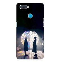 Чехлы Венсдей на OPPO A12 Уэнсдей (AlphaPrint) (Уэнздей и Инид)