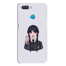 Чехлы Венсдей на OPPO A12 Уэнсдей (AlphaPrint) (Уэнздей и Вещь)