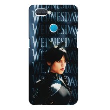 Чехлы Венсдей на OPPO A12 Уэнсдей (AlphaPrint) (Уэнздей кошка)