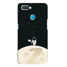 Космические Чехлы для Оппо А12 (VPrint) (На луне)
