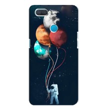 Космические Чехлы для Оппо А12 (VPrint) (Планеты шарики)