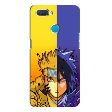 Купить Чехлы на телефон с принтом Anime для Оппо а12 – Naruto Vs Sasuke