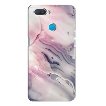 Мраморный чехол на OPPO A12 (VPrint) (Пурпурный Мрамор)