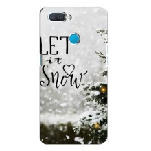 Новогодние, Праздничные Чехлы для OPPO A12 - 2024 год (Let it snow)