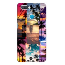 Силиконовый чехол с КАРТИНКАМИ лето для OPPO A12 (AlphaPrint) (Летний отпуск)