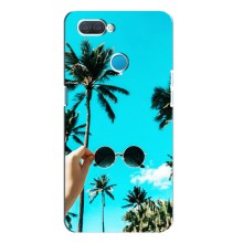 Силиконовый чехол с КАРТИНКАМИ лето для OPPO A12 (AlphaPrint) (Взгляд лето)