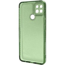 Чехол TPU Starfall Clear для Oppo A15s / A15 – Зеленый