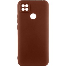 Чехол Silicone Cover Lakshmi Full Camera (AA) для Oppo A15s / A15 – Коричневый