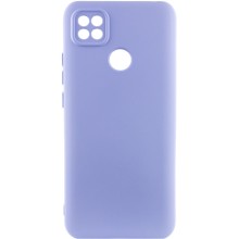 Чохол Silicone Cover Lakshmi Full Camera (AA) для Oppo A15s / A15 (Бузковий)