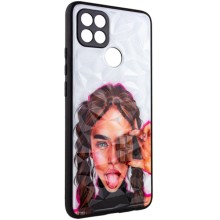 TPU+PC чехол Prisma Ladies для Oppo A15s / A15 (Коричневый)