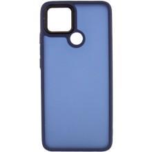 Чохол TPU+PC Lyon Frosted для Oppo A15s / A15 – Темно-синій