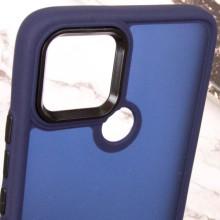Чохол TPU+PC Lyon Frosted для Oppo A15s / A15 – Темно-синій
