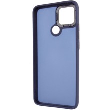 Чехол TPU+PC Lyon Frosted для Oppo A15s / A15 – Темно-синий