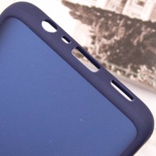 Чехол TPU+PC Lyon Frosted для Oppo A15s / A15 – Темно-синий