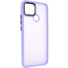 Чехол TPU+PC Lyon Frosted для Oppo A15s / A15 – Фиолетовый