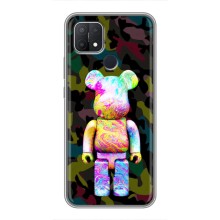 Чехлы для OPPO A15 - Bearbrick Louis Vuitton (PREMIUMPrint) (Яркий Bearbrick)