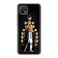 Чехлы для OPPO A15 (Leo чемпион) (AlphaPrint) (Месси Король)