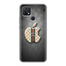 Чехлы ГУЧЧИ для Оппо А15 (AlphaPrint) (Apple gucci)