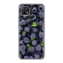 Чехлы с Фруктами для OPPO A15 (VPrint) (Ежевика)