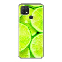 Чехлы с Фруктами для OPPO A15 (VPrint) (Лайм)