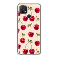 Чехлы с Фруктами для OPPO A15 (VPrint) (Вишня)