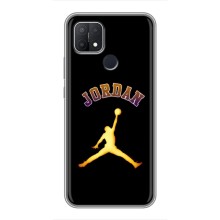 Чехлы для OPPO A15 - с картинкой JORDAN (AlphaPrint) (Jordan Gold)