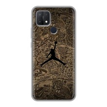 Чехлы для OPPO A15 - с картинкой JORDAN (AlphaPrint) (Logo Jordan)