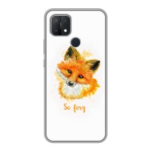 Чехлы с картинкой Лисички для OPPO A15 (VPrint) (Девочка Лиса)