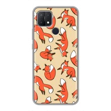 Чехлы с картинкой Лисички для OPPO A15 (VPrint) (Лисички)