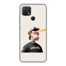 Чехлы с Обезьянами NFT для OPPO A15 (AlphaPrint) (обезьяна NFT в очках)