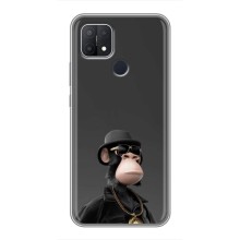Чехлы с Обезьянами NFT для OPPO A15 (AlphaPrint) (Обезьяна NFT)