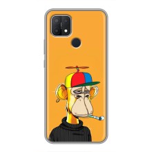 Чехлы с Обезьянами NFT для OPPO A15 (AlphaPrint) (Скучающая Обезьяна NFT)