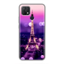 Чехол Эйфелева Башня для OPPO A15 - (AlphaPrint) (Париж Башня)