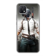Чехол PUBG для Оппо А15 (AlphaPrint) (Пабг мен)