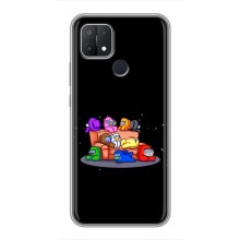 Чехол Амонг Ас для OPPO A15 (AlphaPrint) (Амонг-ас)