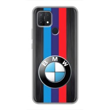 Чехол для Оппо А15 - с принтом БМВ (AlphaPrint) (Лого BMW)