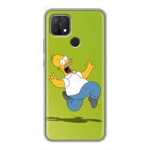 Чехол с Симпсонами для OPPO A15 (VPrint) (Гомер Симпсон)