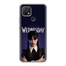 Чехлы Венсдей на OPPO A15 Уэнсдей (AlphaPrint) – Wednesday