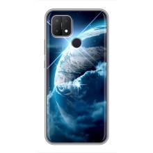 Космические Чехлы для Оппо А15 (VPrint) (Земля с космоса)