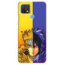 Купить Чехлы на телефон с принтом Anime для Оппо А15 – Naruto Vs Sasuke