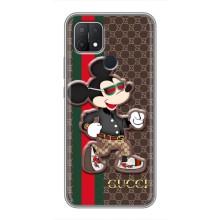 Чохли  GUCCI для ОППО А15с (AlphaPrint) (Маус Гуччі)