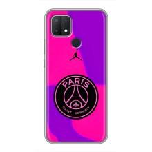 Чохли PSG для OPPO A15s (AlphaPrint) (яскравий ПСЖ)